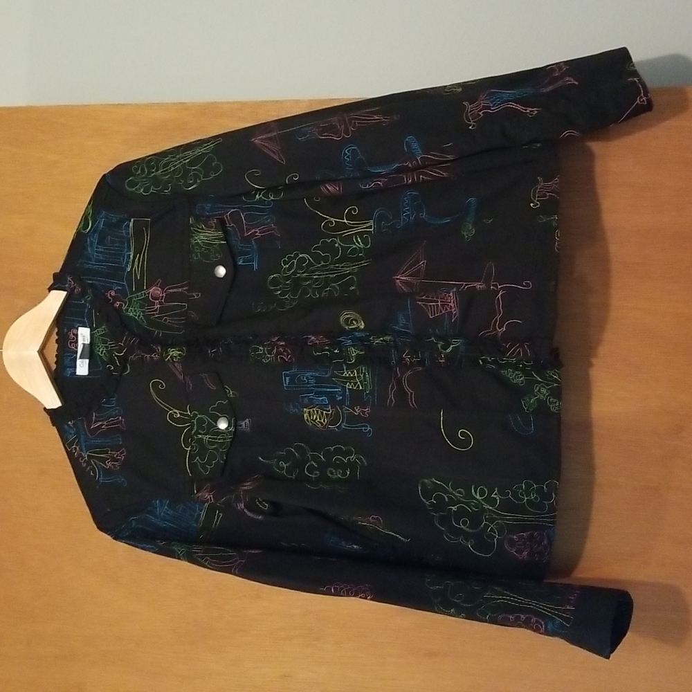 Coldwater Creek embroidered jacket.